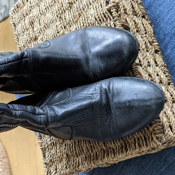 Aldo leather wedge boots - Picture 3 of 8